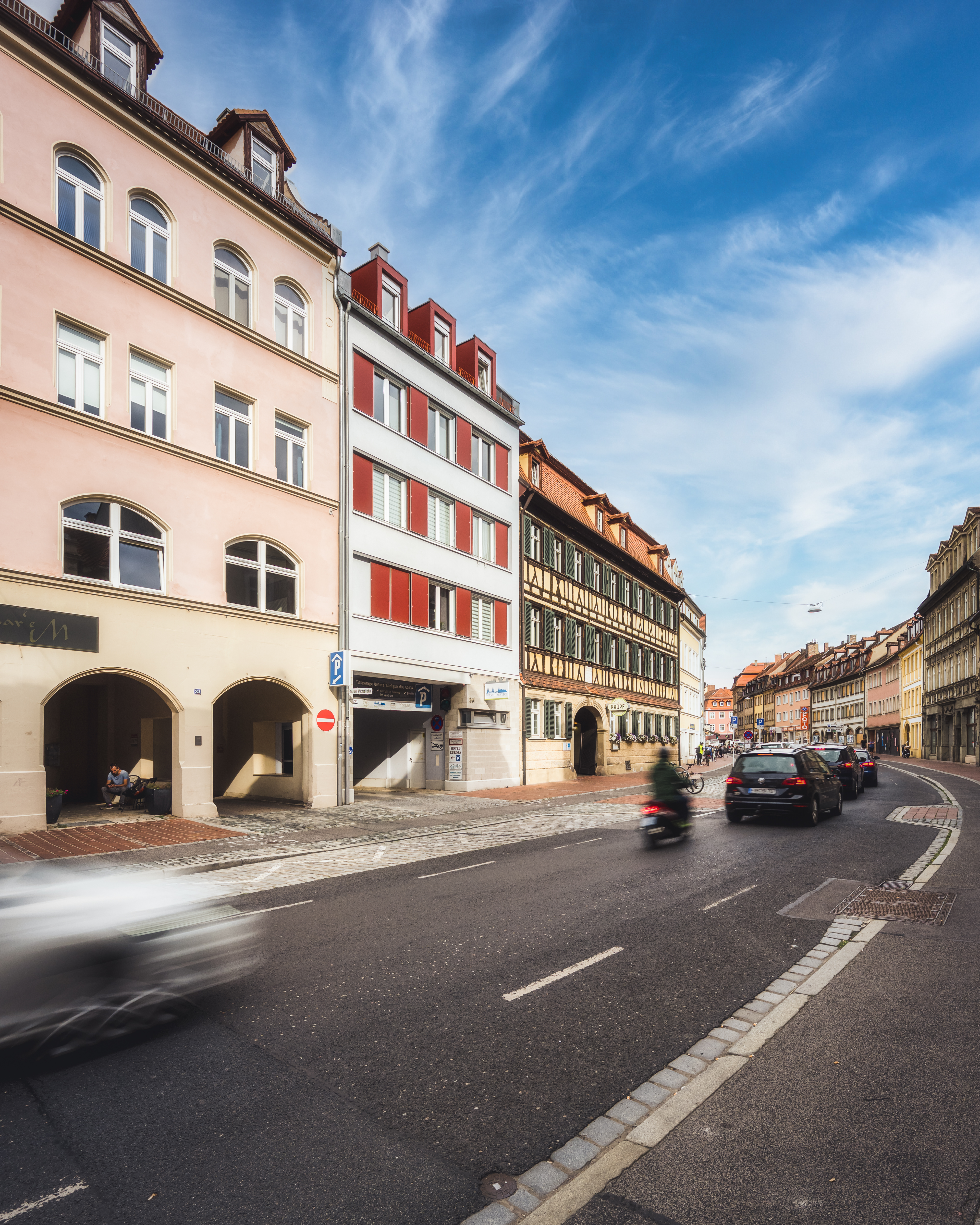 Im Parkhaus Zentrum der STADTBAU BAMBERG parken Sie bargeldlos