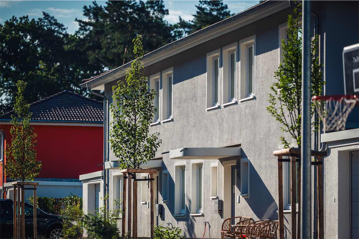 Den jungen Familien steht viel Platz und ein ruhiges Umfeld zur Verfügung.
